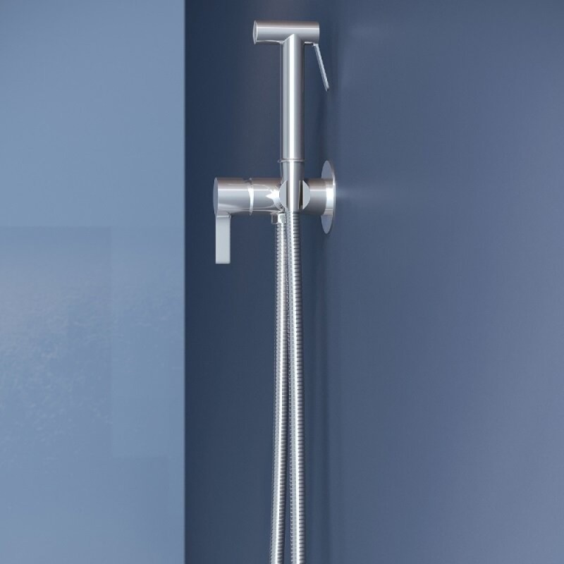 Гигиенический душ RGW Shower Panels SP-206, 511408206-01, со смесителем, хром