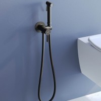 Гигиенический душ RGW Shower Panels SP-206B, 511408206-04, со смесителем, черный матовый