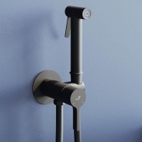Гигиенический душ RGW Shower Panels SP-206B, 511408206-04, со смесителем, черный матовый