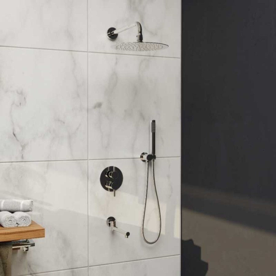 Душевая система RGW Shower Panels 51140855-01 SP-55, скрытый монтаж, хром