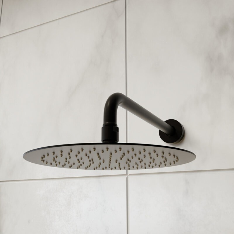 Душевая система RGW Shower Panels 51140855-04 SP-55B, скрытый монтаж, черный матовый
