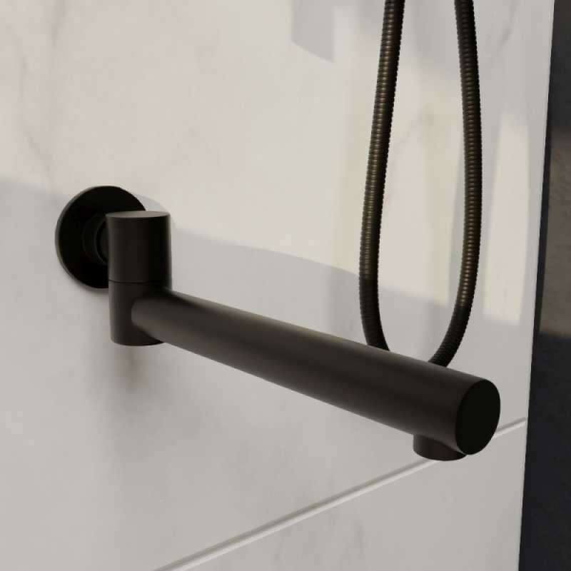 Душевая система RGW Shower Panels 51140855-04 SP-55B, скрытый монтаж, черный матовый