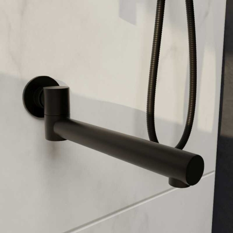 Душевая система RGW Shower Panels 51140855-04 SP-55B, скрытый монтаж, черный матовый