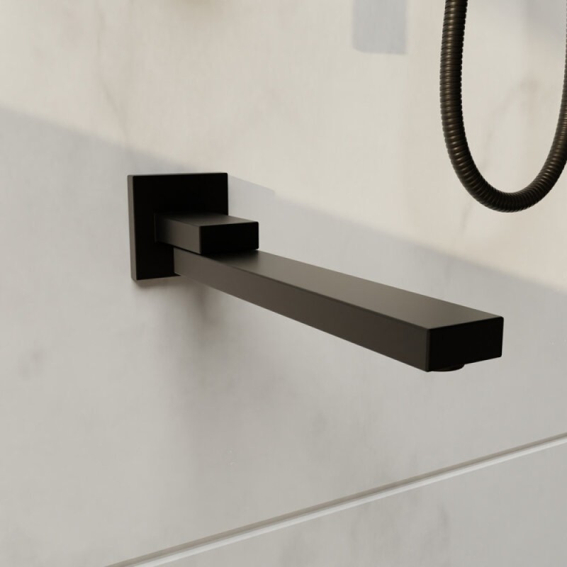 Душевая система RGW Shower Panels 51140856-04 SP-56B, скрытый монтаж, с изливом, черный матовый