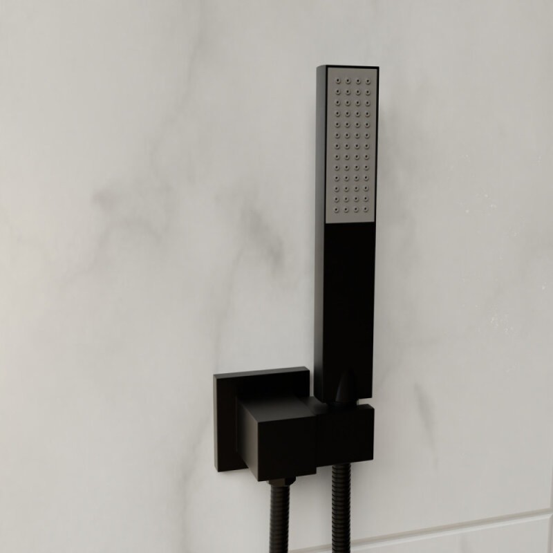 Душевая система RGW Shower Panels 51140856-04 SP-56B, скрытый монтаж, с изливом, черный матовый