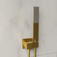 Душевая система RGW Shower Panels 51140856-06 SP-56G, скрытый монтаж, с изливом, золото