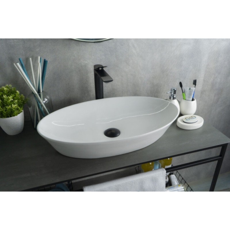 Раковина Gid Lago N9397 51141, 61 см, фаянс, белая