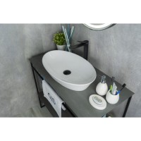 Раковина Gid Lago N9397 51141, 61 см, фаянс, белая