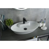 Раковина Gid Lago N9398 51142, 61 см, фаянс, белая