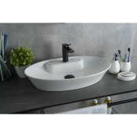 Раковина Gid Lago N9398 51142, 61 см, фаянс, белая