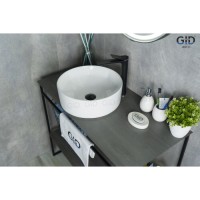 Раковина Gid Esfera N9425 51144, 40 см, фаянс, белая