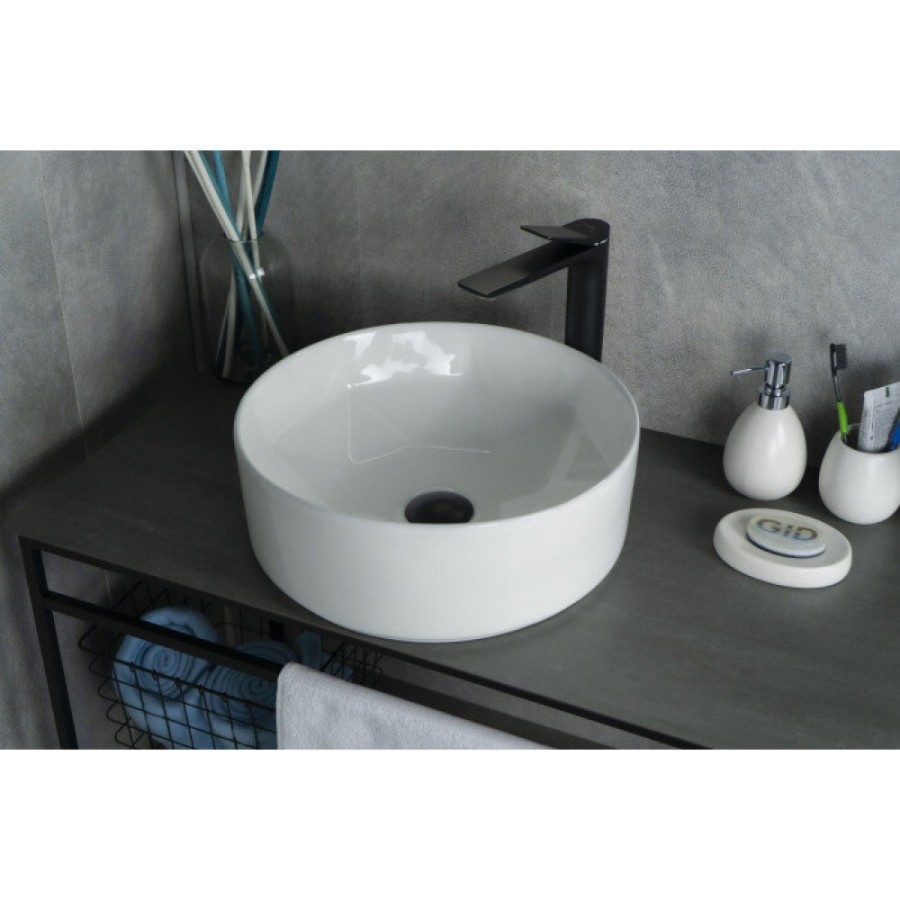 Раковина Gid Esfera N9425 51144, 40 см, фаянс, белая