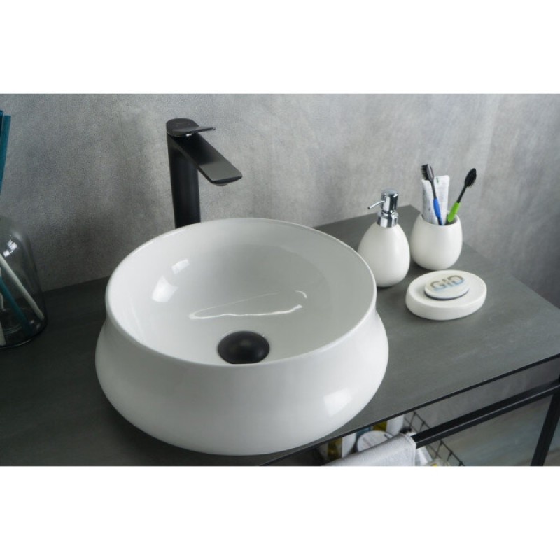 Раковина Gid Esfera N9426 51145, 40 см, фаянс, белая