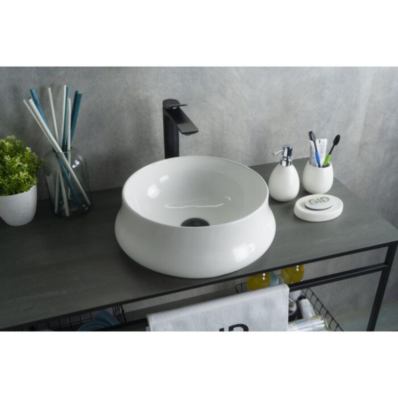 Раковина Gid Esfera N9426 51145, 40 см, фаянс, белая