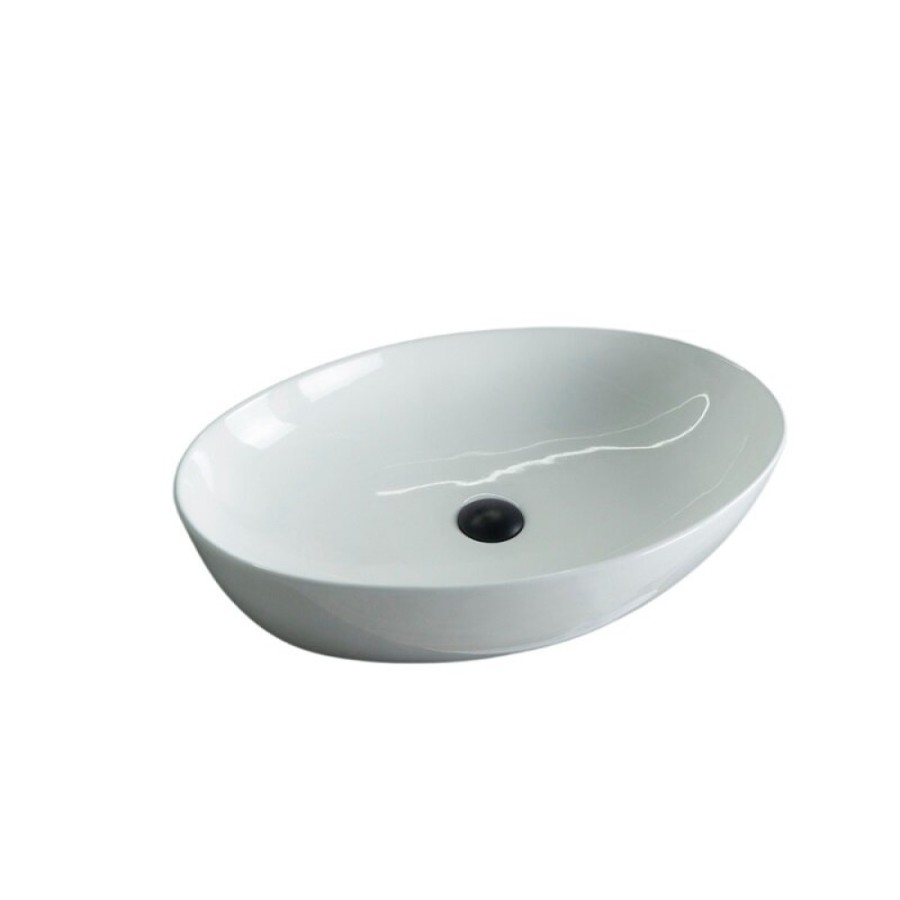 Раковина Gid Lago N9433 51148, 61 см, фаянс, белая