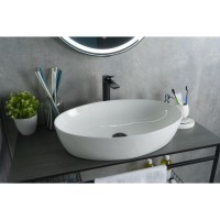 Раковина Gid Lago N9433 51148, 61 см, фаянс, белая
