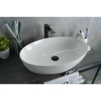 Раковина Gid Lago N9433 51148, 61 см, фаянс, белая