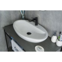 Раковина Gid Lago N9435, 51149, 73 см, фаянс, белая