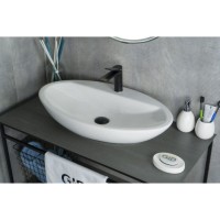 Раковина Gid Lago N9435, 51149, 73 см, фаянс, белая