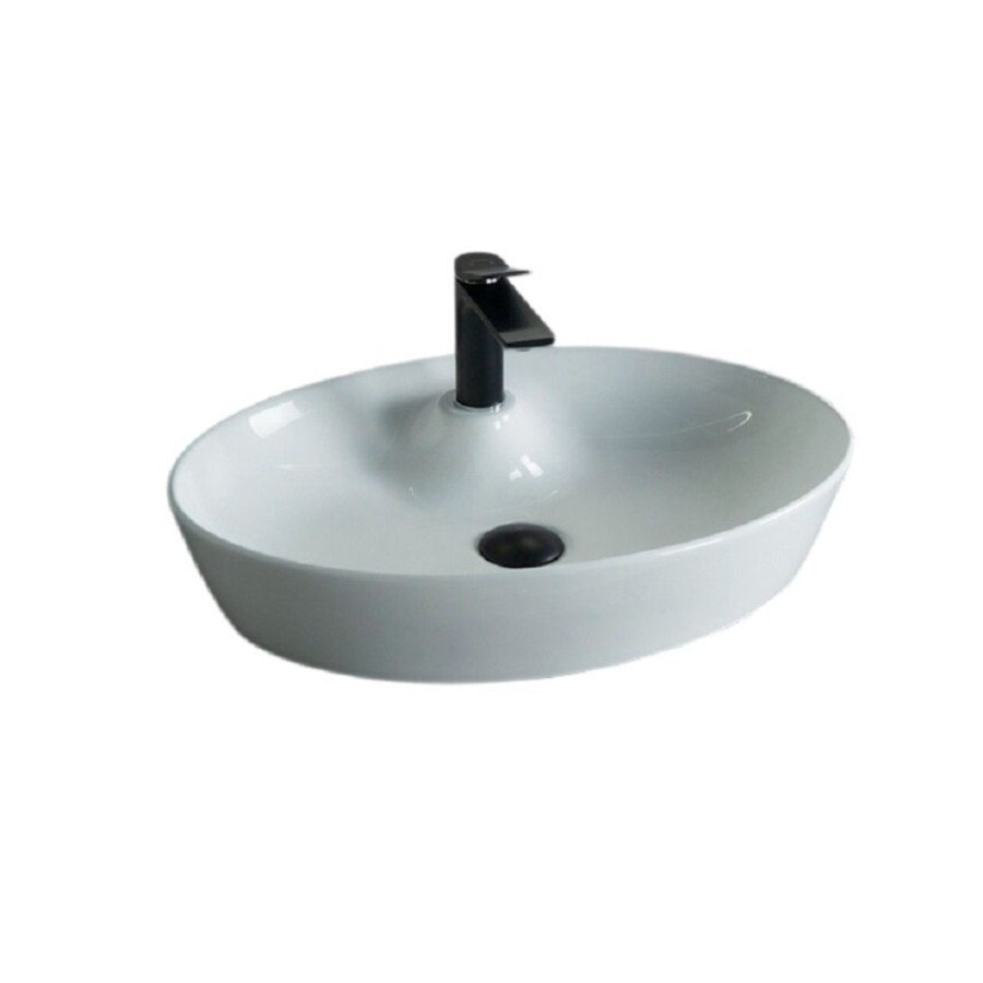Раковина Gid Lago N9436 51150, 55 см, фаянс, белая