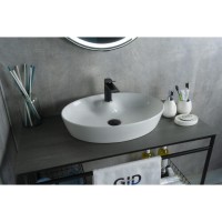 Раковина Gid Lago N9436 51150, 55 см, фаянс, белая