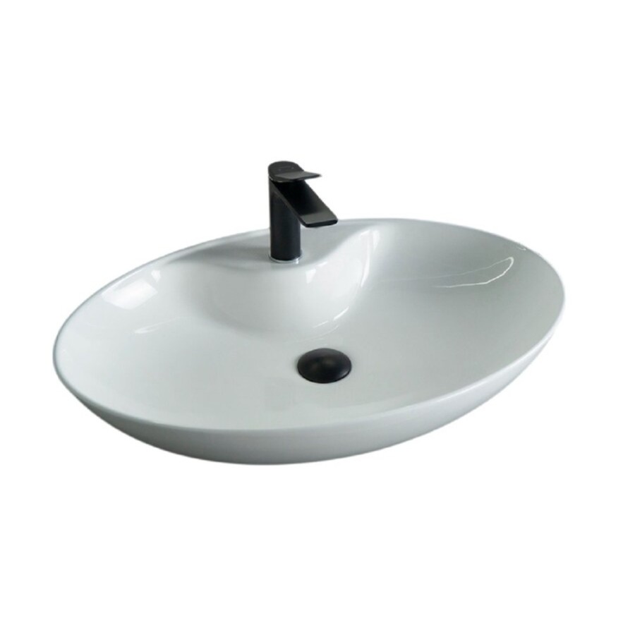 Раковина Gid Lago N9438 51151, 65 см, фаянс, белая