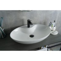 Раковина Gid Lago N9438 51151, 65 см, фаянс, белая
