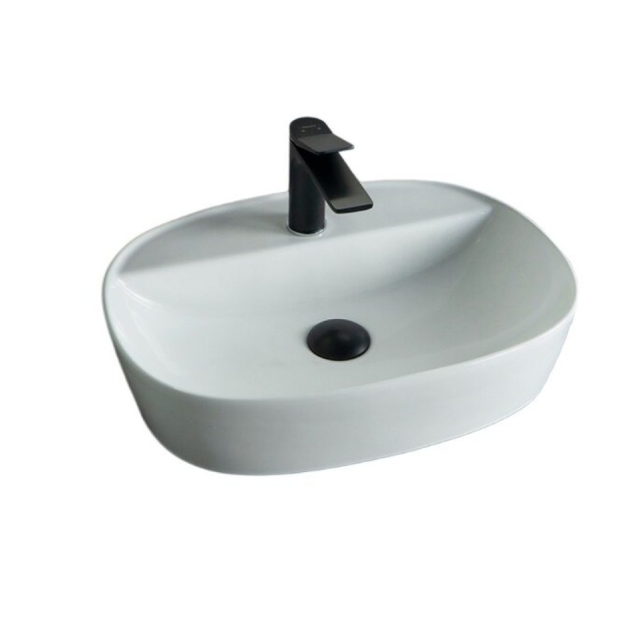 Раковина Gid Lago N9045 51166, 50 см, фаянс, белая