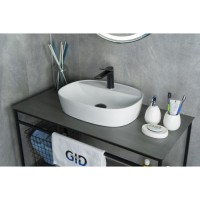 Раковина Gid Lago N9045 51166, 50 см, фаянс, белая
