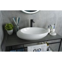 Раковина Gid Creativo N9050 51167, 59 см, фаянс, белая