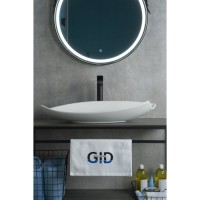 Раковина Gid Creativo N9178 51171, 74 см, фаянс, белая