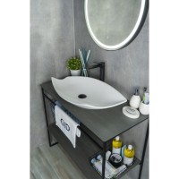 Раковина Gid Creativo N9178 51171, 74 см, фаянс, белая