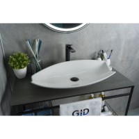 Раковина Gid Creativo N9178 51171, 74 см, фаянс, белая
