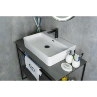 Раковина Gid Geometrico N9256 51172, 60 см, фаянс, белая