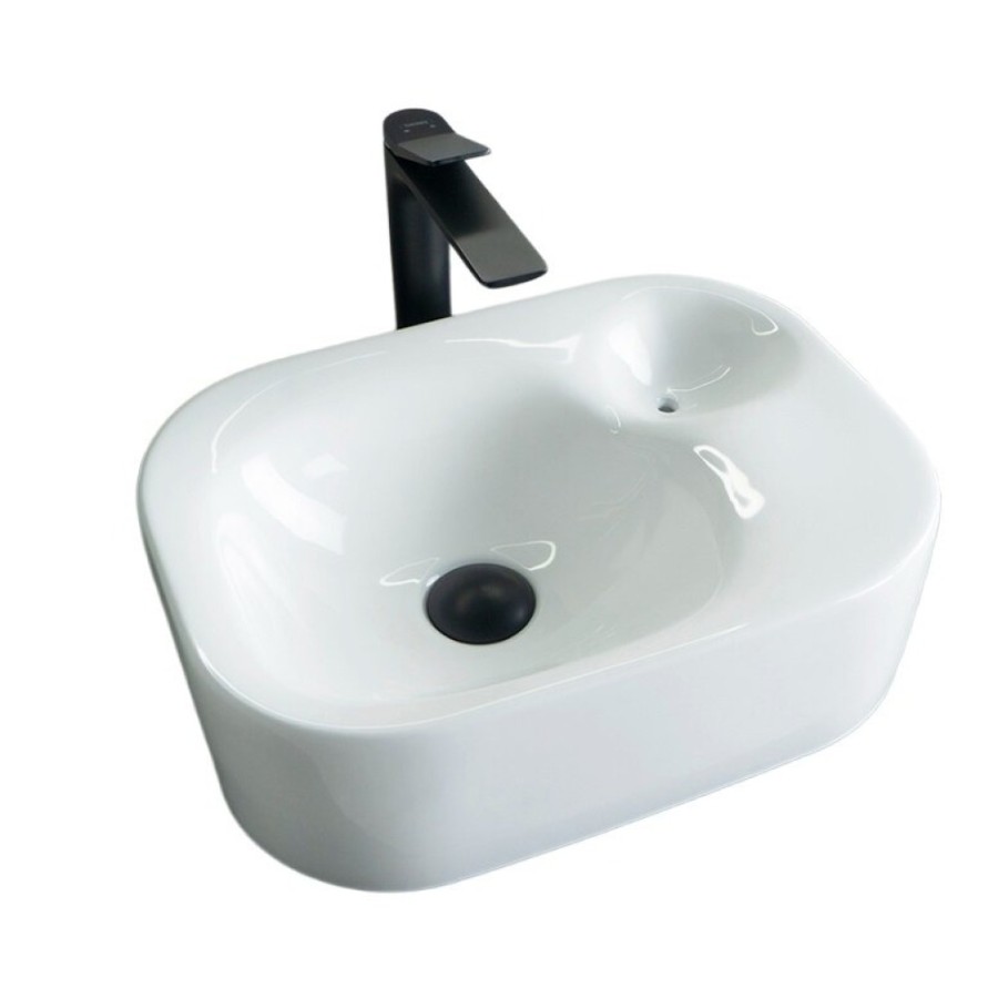 Раковина Gid Creativo N9266 51173, 47 см, фаянс, белая