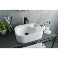 Раковина Gid Creativo N9266 51173, 47 см, фаянс, белая
