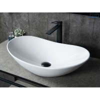 Раковина Gid Lago N9811 51175, 61 см, фаянс, белая