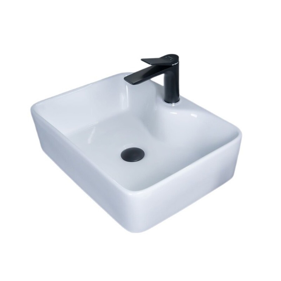 Раковина Gid Geometrico N9091 51176, 48 см, фаянс, белая