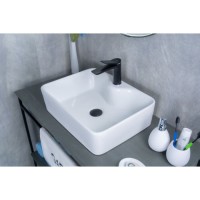 Раковина Gid Geometrico N9091 51176, 48 см, фаянс, белая