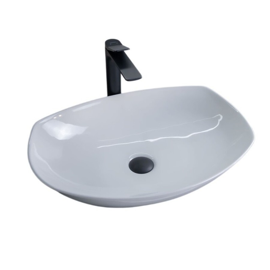 Раковина Gid Creativo N9137 51177, 56 см, фаянс, белая