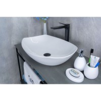 Раковина Gid Creativo N9137 51177, 56 см, фаянс, белая