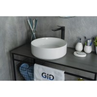 Раковина Gid Esfera N9424 51179, 40 см, фаянс, белая
