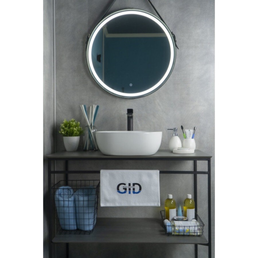 Раковина Gid Geometrico D1301 51180, 42 см, фаянс, белая