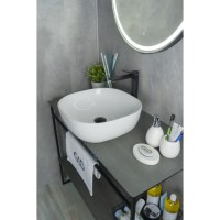 Раковина Gid Geometrico D1301 51180, 42 см, фаянс, белая