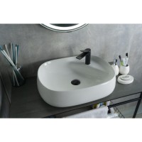Раковина Gid Lago N9048 51185, 59 см, фаянс, белая