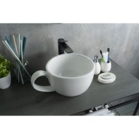 Раковина Gid Creativo N9055 51186, 40 см, фаянс, белая