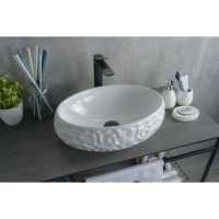 Раковина Gid Lago 9030wf 51187, 48 см, фаянс, белая