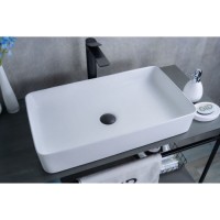 Раковина Gid Geometrico Wm9396 51189, 60 см, фаянс, белая матовая