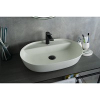 Раковина Gid Lago Wm1346 51192, 61 см, фаянс, белая матовая