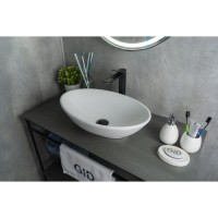 Раковина Gid Lago Wm9021 51193, 52 см, фаянс, белая матовая